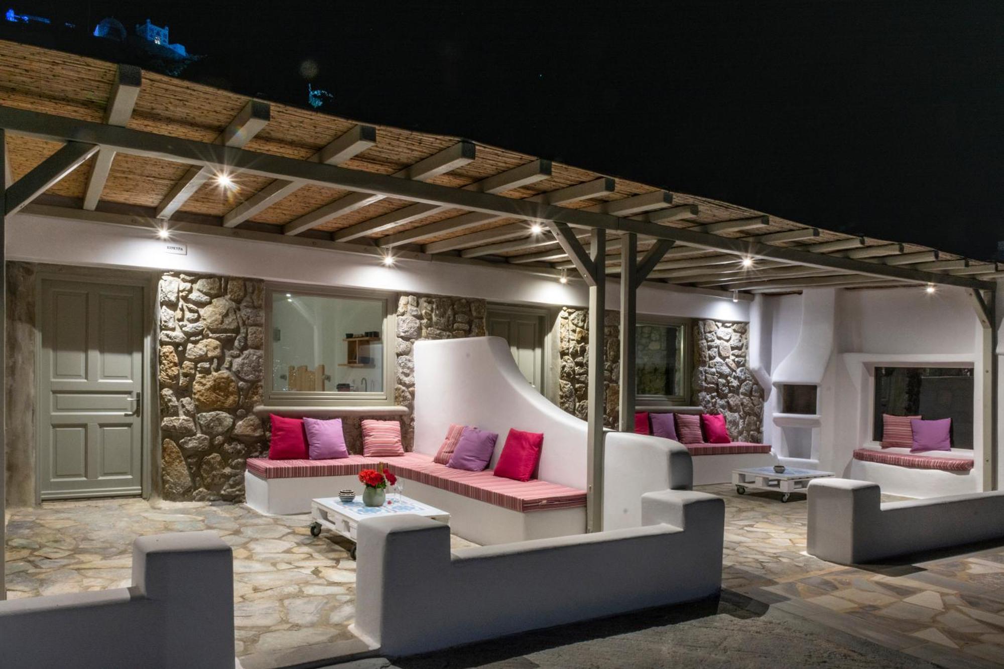 Mykonos Azure Lejlighedshotel Psarrou Eksteriør billede
