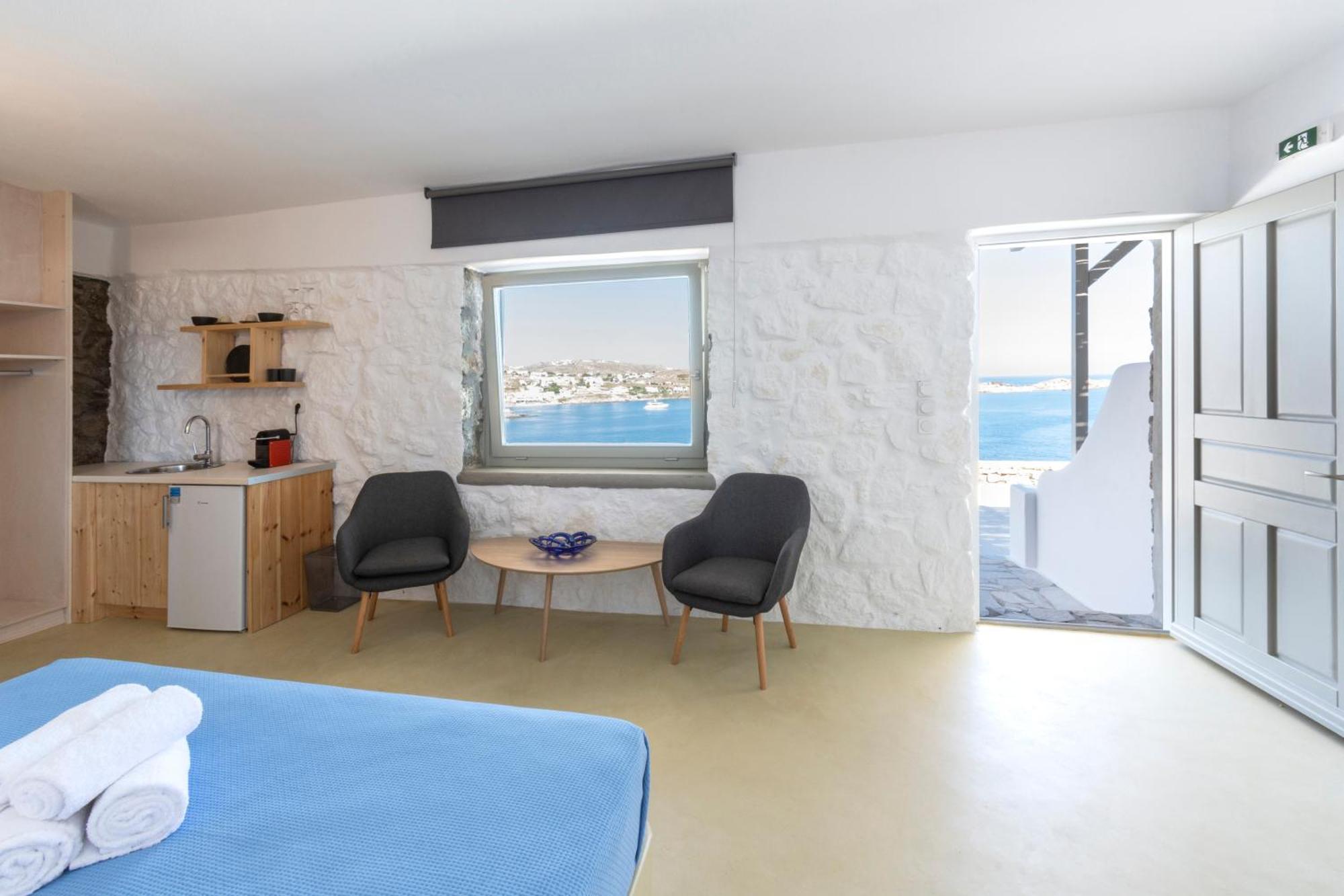 Mykonos Azure Lejlighedshotel Psarrou Eksteriør billede