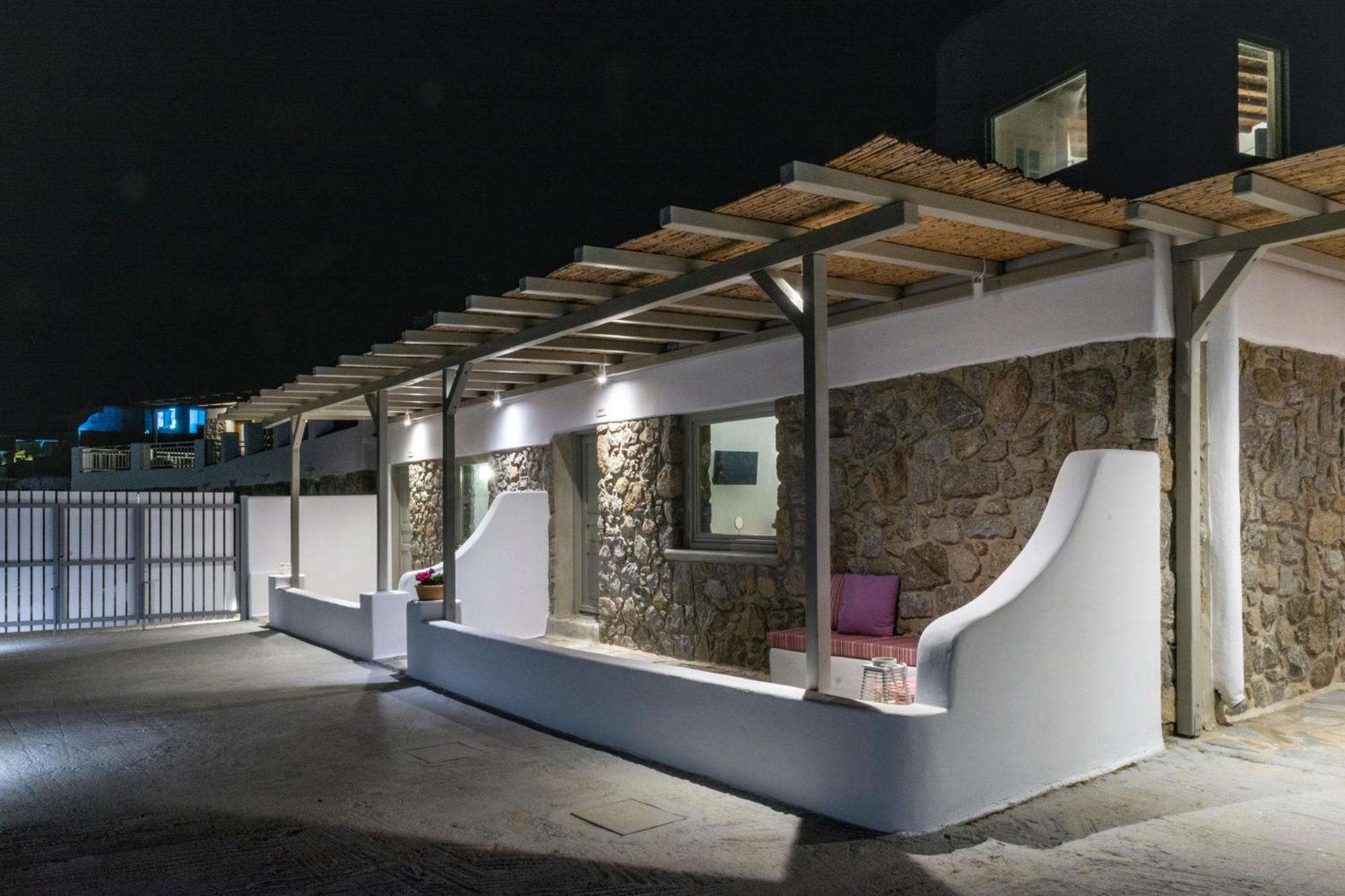 Mykonos Azure Lejlighedshotel Psarrou Eksteriør billede