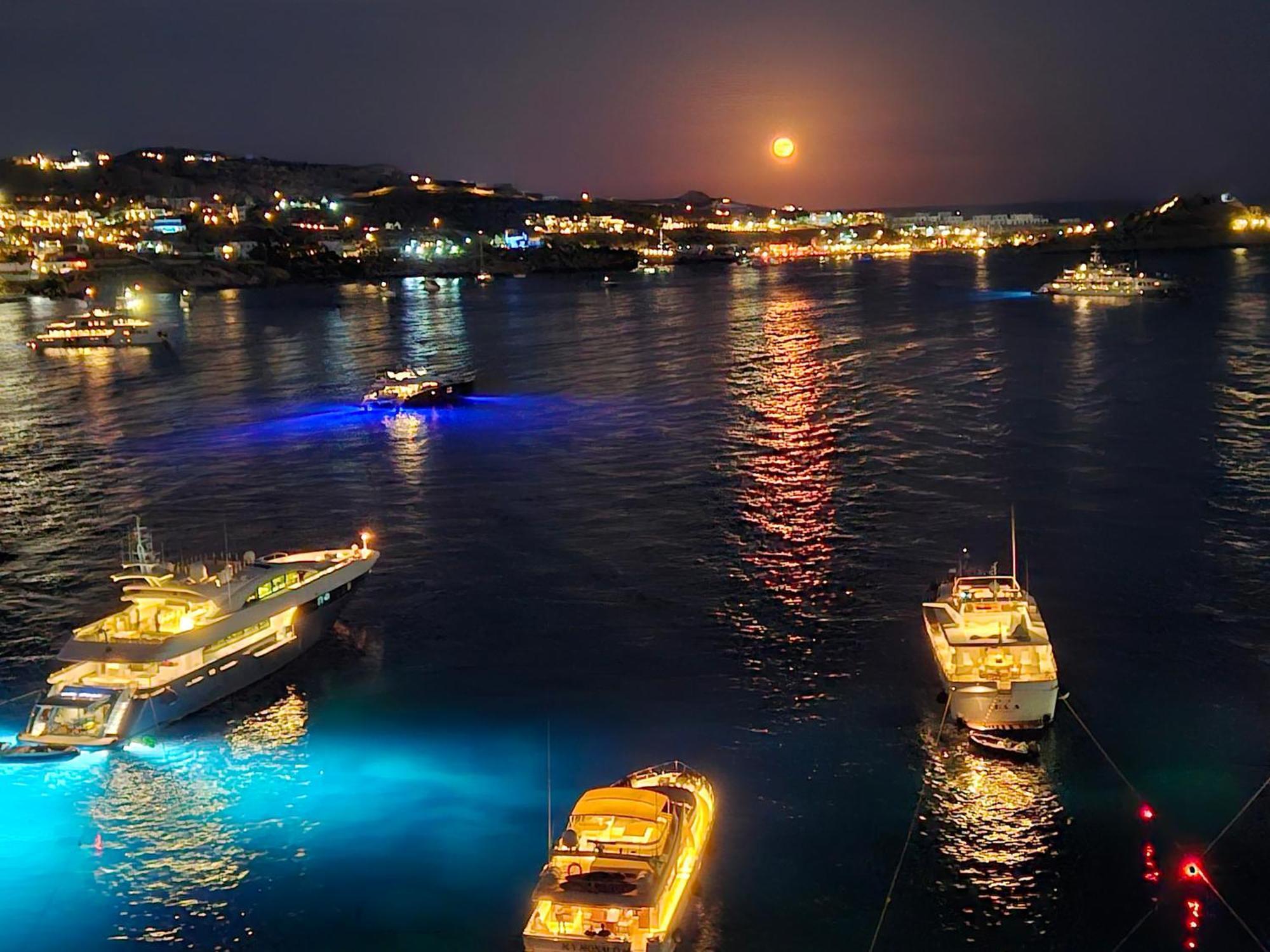 Mykonos Azure Lejlighedshotel Psarrou Eksteriør billede