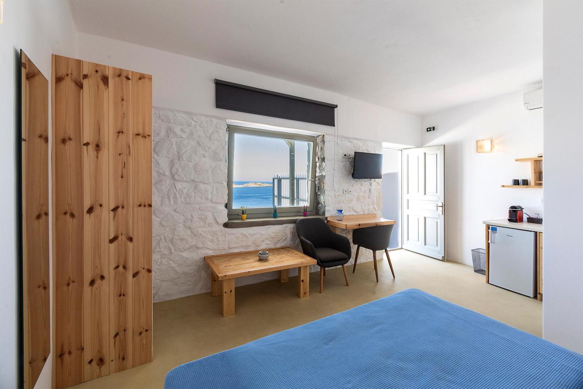 Mykonos Azure Lejlighedshotel Psarrou Eksteriør billede