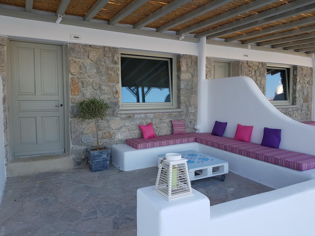 Mykonos Azure Lejlighedshotel Psarrou Eksteriør billede