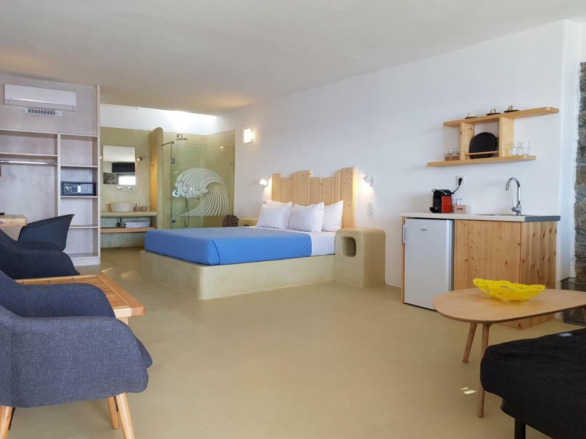 Mykonos Azure Lejlighedshotel Psarrou Eksteriør billede
