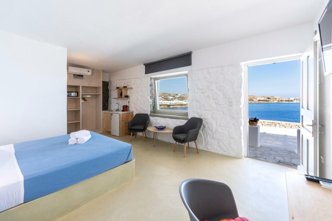 Mykonos Azure Lejlighedshotel Psarrou Eksteriør billede